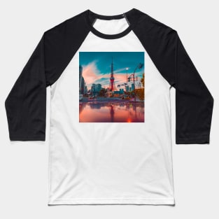 Tokyo Tower Baseball T-Shirt